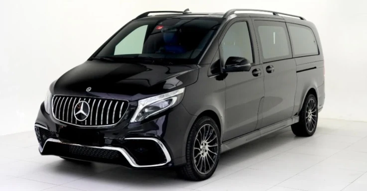 Mercedes Benz V250 2023 BLACK RENTAL IN DUBAI - undefined
